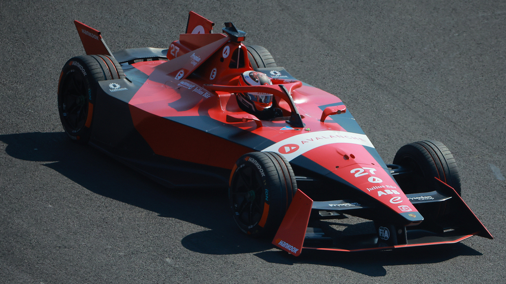 Formula E: Jake Dennis in action